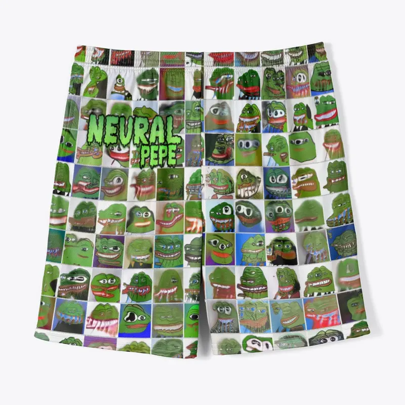 Cursed Neural Pepe Shorts