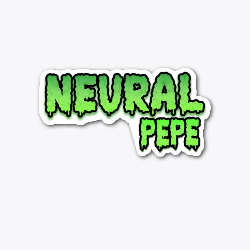 Neural Pepe Vinyl Sticker
